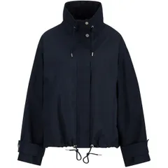 バブアー レディース アウター ジャケット・ブルゾン ギンガムチェック ギンガム Barbour Womens Bronwyn Gingham Showerproof Jacket Dark Navyのサムネイル