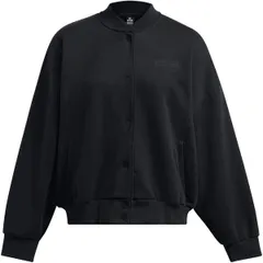 アンダーアーマー レディース アウター ジャケット・ブルゾン Under Armour Womens Lightweight Varsity Bomber Jacket Black ブラックのサムネイル