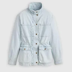 リーバイス レディース アウター ジャケット・ブルゾン デニム Levis Womens Karlie Utly Jk Denim Jacket Desert Recharge デニムのサムネイル
