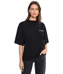 オールセインツ レディース トップス シャツ Allsaints Halis Amelie Tee Black ブラックのサムネイル