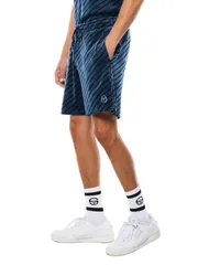 セルジオタッキーニ メンズ ボトムス ハーフパンツ・ショーツ Sergio Tacchini Obliquo Velour Short KEY LARGOのサムネイル