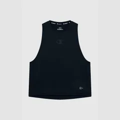 チャンピオン レディース トップス シャツ Champion Womenshort Sleeve Performance Gym Top Black ブラックのサムネイル