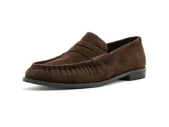 スティーブ マデン レディース シューズ スリッポン・ローファー Steve Madden Hartly Dark Brown Sued ブラウンのサムネイル