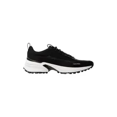 カルバンクライン メンズ シューズ スニーカー Calvin Klein Mens LowTop Trainers Ck Black ブラックのサムネイル