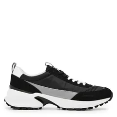 カルバンクライン メンズ シューズ スニーカー Calvin Klein Mens Hike Runners BlackGryWht ブラックのサムネイル