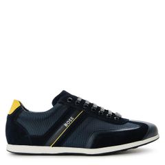 ボス メンズ シューズ スニーカー Boss Menstiven Classic LowTop Trainers Navy ネイビー