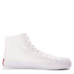 フューゴ メンズ シューズ スニーカー Hugo Mens Dyerhito Classic LowTop Trainers White ホワイト