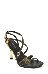 ナインウェスト レディース シューズ サンダル アンクル Nine West Lavva Buckle Ankle Strap Sandal Women LIGHT BROWN ブラウンのサムネイル