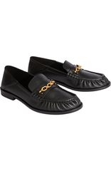 バルマン メンズ シューズ スリッポン・ローファー レザー Balmain Sync smooth leather loafers Men black ブラック