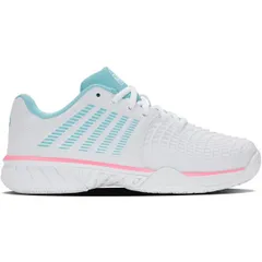 ケースイス レディース シューズ スニーカー K Swiss KSwiss Womens Express Lite Padel Trainers WhiteNeon Pink ホワイトのサムネイル