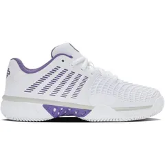 ケースイス レディース シューズ スニーカー K Swiss KSwiss Womens Express Ltennishoes WhitePurple ホワイトのサムネイル