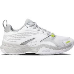 ケースイス レディース シューズ スニーカー レース K Swiss KSwiss WomenspeedEx HB Clay Court Lace Up Tennishoes WhiteGrayGrnのサムネイル