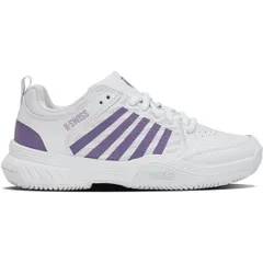 ケースイス レディース シューズ スニーカー K Swiss KSwiss Womens Cl Tennishoes WhitePurple ホワイトのサムネイル