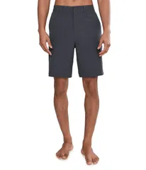 クイックシルバー メンズ ボトムス ハーフパンツ・ショーツ ショートパンツ Quiksilveriviera Heather Hybrid Shorts Black ブラックのサムネイル