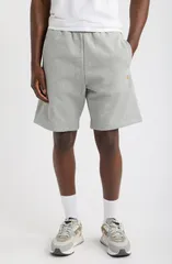 カーハート メンズ ボトムス ハーフパンツ・ショーツ ショートパンツ Carhartt Work In Progress Chase Sweat Shorts GREY HEATHER GOLD グレのサムネイル