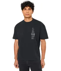 オールセインツ メンズ トップス シャツ Allsaints Ignishort Sleeve Crewashed Black ブラックのサムネイル