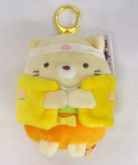 [중고]키링·마스코트(캐릭터) 고양이 부라사게 봉제인형 [영화 스미코구라시 토비다스 그림책과 비밀의 코] 극장 상품