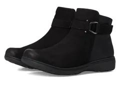 クラークス レディース シューズ ブーツ・レインブーツ Clarks Carleigh Drift Black Combi Nub ブラックのサムネイル