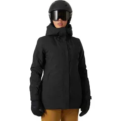 ヘリーハンセン レディース アウター ジャケット・ブルゾン ジャケット Helly Hansen Snowplay Long Insulated Jacket Womens Black ブラックのサムネイル