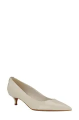 カルバンクライン レディース シューズ ヒール Calvin Klein Roxanna Pointed Toe Pump Ivory Patent アイボリーのサムネイル