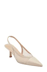 マーク・フィッシャー レディース シューズ ヒール Marc Fisher LTD Gipsi Pointed Toe Slingback Pump Light Naturalのサムネイル