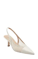 マーク・フィッシャー レディース シューズ ヒール Marc Fisher LTD Gipsi Pointed Toe Slingback Pump Ivory アイボリーのサムネイル
