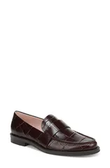 フェイバリット ドーター レディース シューズ スリッポン・ローファー Favorite Daughter Lola Loafer Deep Bordeaux Crocのサムネイル