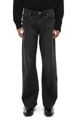 ヘルムート ラング メンズ ボトムス デニムパンツ ストレート ジーンズ Helmut Lang Relaxed Straight Leg Ski Jeans Faded Black ブラックのサムネイル