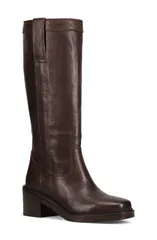 フライ レディース シューズ ブーツ・レインブーツ ヒール Frye Kate Block Heel Boot Dark Brown ブラウンのサムネイル