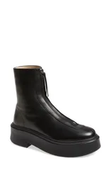 ザ ロウ レディース シューズ ブーツ・レインブーツ プラットフォーム The Row Ziplatform Bootie Black ブラックのサムネイル
