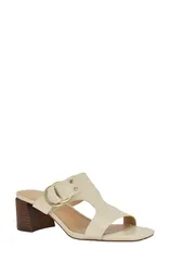 カルバンクライン レディース シューズ ヒール サンダル Calvin Klein Vevia Slide Sandal Ivory Leather アイボリーのサムネイル