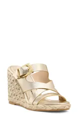 スチュアート ワイツマン レディース シューズ ヒール サンダル Stuart Weitzman Sai Wedge Sandalight Gold ゴールドのサムネイル