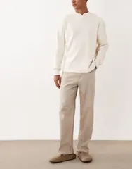 ジャック アンド ジョーンズ メンズ ボトムス デニムパンツ ジーンズ Jack Jones Alex baggy jeans with pocket detail in light Black Deのサムネイル