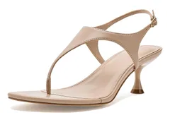 カルバンクライン レディース シューズ ヒール Calvin Klein Portia Light Naturalのサムネイル
