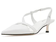 カルバンクライン レディース シューズ ヒール Calvin Klein Arlanna White Leather ホワイトのサムネイル