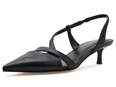 カルバンクライン レディース シューズ ヒール Calvin Klein Arlanna Black Leather ブラックのサムネイル