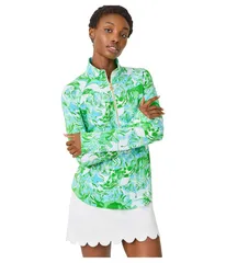 リリーピュリッツァー レディース アウター コート Lilly Pulitzer UPF 50 Skipper Popover Capri Blue Gallopingals ブルーのサムネイル