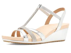 ライフストライド レディース シューズ ヒール サンダル Lifestride Mimosa Strappy Sandalsilver シルバーのサムネイル