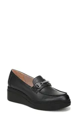 ライフストライド レディース シューズ オックスフォード プラットフォーム ローファー LifeStride Dolce Platform Wedge Bit Loafer Black ブラックのサムネイル