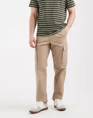 ジャック アンド ジョーンズ メンズ ボトムス カジュアルパンツ ストレート カーゴパンツ Jack Jonestraight leg cargo pants Crockery ベージュのサムネイル