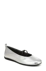 ヴィンス レディース シューズ パンプスニーカー Vince Coralie Ballet Sneaker Silver Leather シルバーのサムネイル