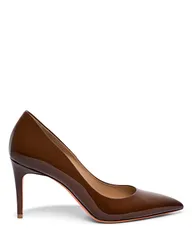 サントーニ レディース シューズ パンプス レザー ヒール Santoni HighHeel Patent Leather Pumps Brown ブラウンのサムネイル