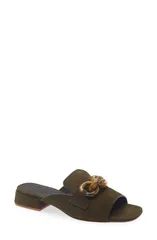 ペドロガルシア レディース シューズ ヒール サンダル Pedro Garcia Enna Slide Sandal Women GATOR PLUSH SUEDETORTOISEのサムネイル