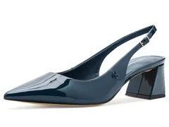 カルバンクライン レディース シューズ ヒール Calvin Klein Sarra Dark Blue Patent ブルーのサムネイル