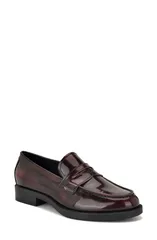 ナインウェスト レディース シューズ パンプス ローファー Nine West Berg Penny Loafer Women DARK RED レッドのサムネイル