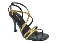 ナインウェスト レディース シューズ サンダル Nine WestLavva Sandal Gold Metallic ゴールドのサムネイル