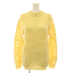 ビューティフルピープル beautiful people ブロークンエッジプルオーバー broken edge pullover ニット セーター クルーネック 長袖 S 黄 イエロー 1635210513 /YTのサムネイル