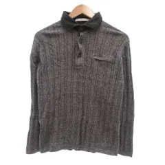 インターメッツォ INTERMEZZO 美品 ポロシャツ ニット セーター 長袖 M グレー /MGのサムネイル