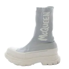 アレキサンダーマックイーン ALEXANDER MCQUEEN トレッドスリック ソックスブーツ ショート プラットフォーム 厚底 37 ブルー /YO20のサムネイル