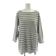 ノンネイティブ nonnative Tシャツ 1 グレー ボーダー柄 ボートネック 七分袖 /APのサムネイル